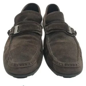 Salvatore Ferragamo Men\'s Brown Suede Slip On Penny Loafers Size 11 with COA Salvatore Ferragamo | Shoes | Salvatore Ferragamo Mens Brown  main image 2